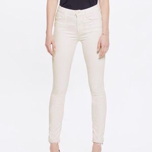 HIGH WAISTED LOOKER ANKLE FRAY in WHIPPING THE CREAM